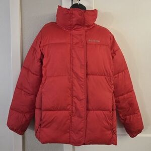 Columbia Red Puffer Jacket
